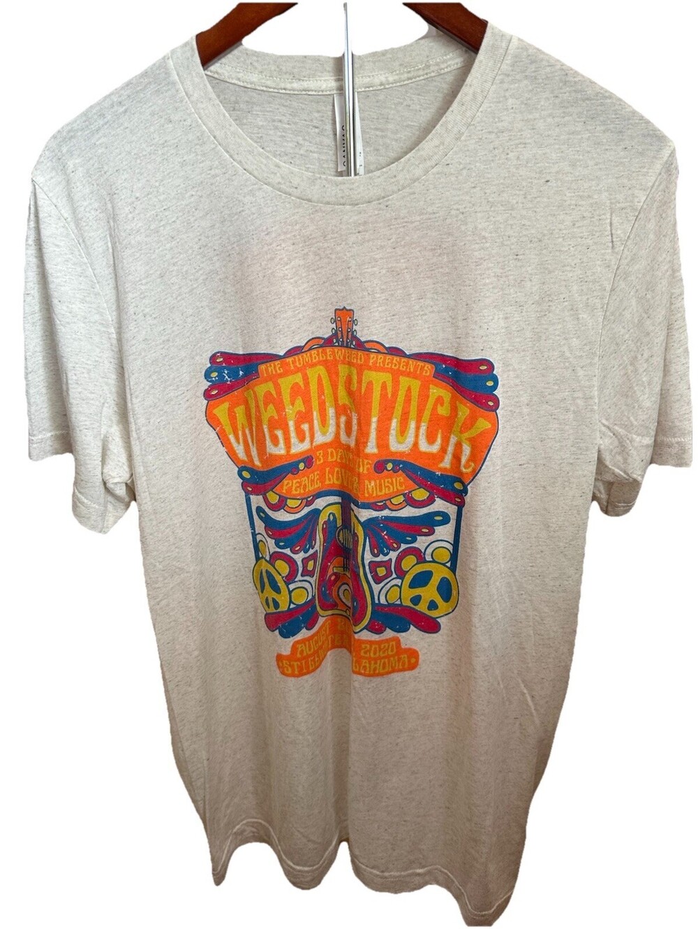 Weedstock 2020 Festival T Shirt Stillwater OK Parker McCollum L